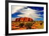 Ayers Rock Uluru Kata Tjuta-null-Framed Art Print