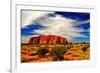 Ayers Rock Uluru Kata Tjuta-null-Framed Art Print