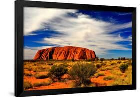 Ayers Rock Uluru Kata Tjuta-null-Framed Art Print