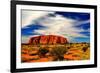 Ayers Rock Uluru Kata Tjuta-null-Framed Art Print