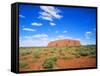 Ayers Rock, Uluru National Park, Northern Territory, Australia-Hans Peter Merten-Framed Stretched Canvas