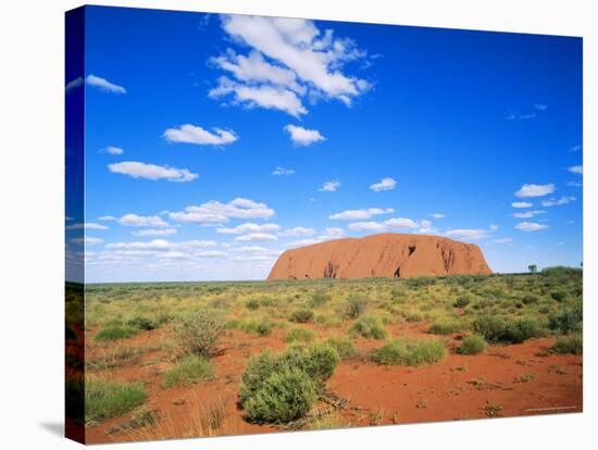 Ayers Rock, Uluru National Park, Northern Territory, Australia-Hans Peter Merten-Stretched Canvas