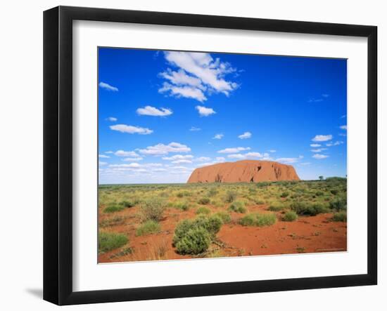 Ayers Rock, Uluru National Park, Northern Territory, Australia-Hans Peter Merten-Framed Photographic Print