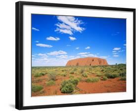 Ayers Rock, Uluru National Park, Northern Territory, Australia-Hans Peter Merten-Framed Photographic Print