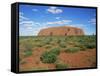 Ayers Rock (Uluru), Northern Territory, Australia-Hans Peter Merten-Framed Stretched Canvas