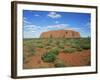 Ayers Rock (Uluru), Northern Territory, Australia-Hans Peter Merten-Framed Photographic Print