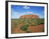 Ayers Rock (Uluru), Northern Territory, Australia-Hans Peter Merten-Framed Photographic Print