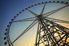 Ferris Wheel against the Blue Sky-Aylandy-Photographic Print