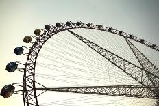 Ferris Wheel against the Blue Sky-Aylandy-Photographic Print