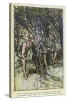 Ayli: Orlando,Rosalind-Arthur Rackham-Stretched Canvas