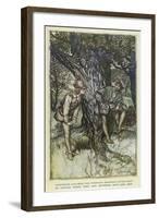 Ayli: Orlando,Rosalind-Arthur Rackham-Framed Art Print