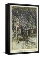 Ayli: Orlando,Rosalind-Arthur Rackham-Framed Stretched Canvas