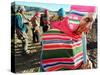 Aymara Indian Farmers Celebrate the Feast of the Cross-null-Stretched Canvas