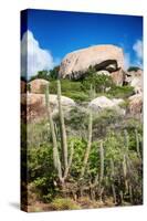 Ayo Rock Formation - Landmark on Aruba (Caribbean)-PlusONE-Stretched Canvas