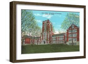 Ayres Hall, University of Tennessee, Knoxville, Tennessee-null-Framed Art Print