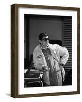 Ayrton Senna, 1987-null-Framed Photographic Print