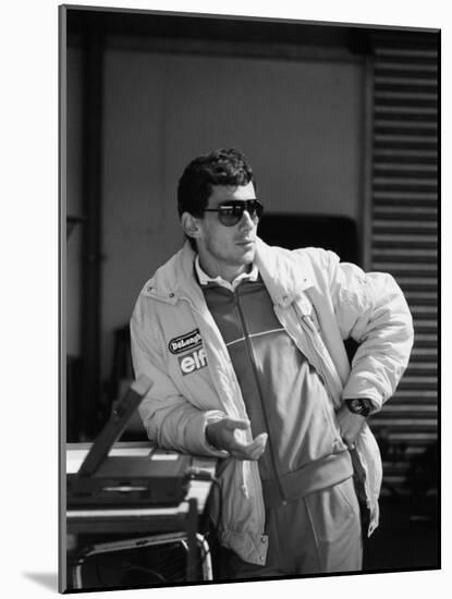 Ayrton Senna, 1987-null-Mounted Photographic Print