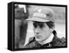 Ayrton Senna at the British Grand Prix, 1985-null-Framed Stretched Canvas