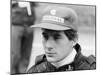 Ayrton Senna at the British Grand Prix, 1985-null-Mounted Photographic Print