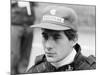 Ayrton Senna at the British Grand Prix, 1985-null-Mounted Photographic Print