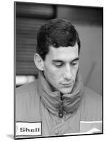 Ayrton Senna, in His First Season with Mclaren, 1988-null-Mounted Photographic Print