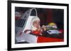 Ayrton Senna in His Mclaren-Honda, British Grand Prix, Silverstone, Northamptonshire, 1989-null-Framed Photographic Print