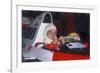 Ayrton Senna in His Mclaren-Honda, British Grand Prix, Silverstone, Northamptonshire, 1989-null-Framed Photographic Print