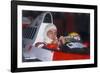 Ayrton Senna in His Mclaren-Honda, British Grand Prix, Silverstone, Northamptonshire, 1989-null-Framed Photographic Print