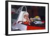 Ayrton Senna in His Mclaren-Honda, British Grand Prix, Silverstone, Northamptonshire, 1989-null-Framed Photographic Print