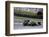 Ayrton Senna in the Lotus 98T at 1985 British Grand Prix Brands Hatch-null-Framed Photographic Print