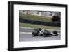 Ayrton Senna in the Lotus 98T at 1985 British Grand Prix Brands Hatch-null-Framed Photographic Print