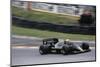 Ayrton Senna in the Lotus 98T at 1985 British Grand Prix Brands Hatch-null-Mounted Photographic Print