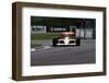 Ayrton Senna in the McLaren MP4-4 1988 British Grand Prix Silverstone-null-Framed Photographic Print