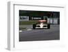 Ayrton Senna in the McLaren MP4-4 1988 British Grand Prix Silverstone-null-Framed Photographic Print