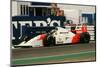 Ayrton Senna in the McLaren MP4-7 1992 British Grand Prix at Silverstone-null-Mounted Photographic Print