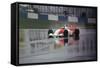 Ayrton Senna in the McLaren MP4-8 1993 European Grand Prix at Donington-null-Framed Stretched Canvas