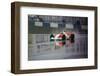 Ayrton Senna in the McLaren MP4-8 1993 European Grand Prix at Donington-null-Framed Photographic Print