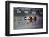 Ayrton Senna in the McLaren MP4-8 1993 European Grand Prix at Donington-null-Framed Photographic Print