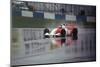 Ayrton Senna in the McLaren MP4-8 1993 European Grand Prix at Donington-null-Mounted Photographic Print