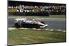 Ayrton Senna in the Toleman TG184 during 1984 British Grand Prix Brands Hatch-null-Mounted Photographic Print