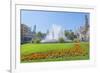 Ayuntamiento Square and townhall, Valencia, Comunidad Autonoma de Valencia, Spain-Marco Simoni-Framed Photographic Print