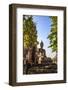 Ayutthaya, Thailand. Large Buddha at Wat Phra Mahathat, Ayutthaya Historical Park, near Bangkok.-Miva Stock-Framed Photographic Print