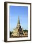 Ayutthaya, Thailand. The temples of Wat Phra Mahathat-Miva Stock-Framed Photographic Print