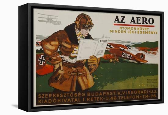 Az Aero Hungarian Aviation Magazine Poster-null-Framed Stretched Canvas