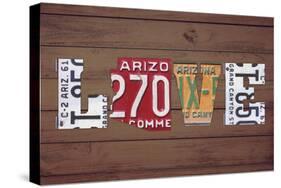 AZ State Love-Design Turnpike-Stretched Canvas
