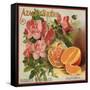 Azalea Brand - California - Citrus Crate Label-Lantern Press-Framed Stretched Canvas