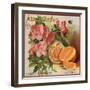 Azalea Brand - California - Citrus Crate Label-Lantern Press-Framed Art Print