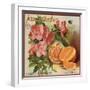 Azalea Brand - California - Citrus Crate Label-Lantern Press-Framed Art Print