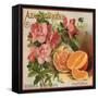 Azalea Brand - California - Citrus Crate Label-Lantern Press-Framed Stretched Canvas