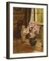Azalea in a Japanese Bowl, with Chinese Vases on an Oriental Rug, in an Interior-Jessica Hayllar-Framed Giclee Print